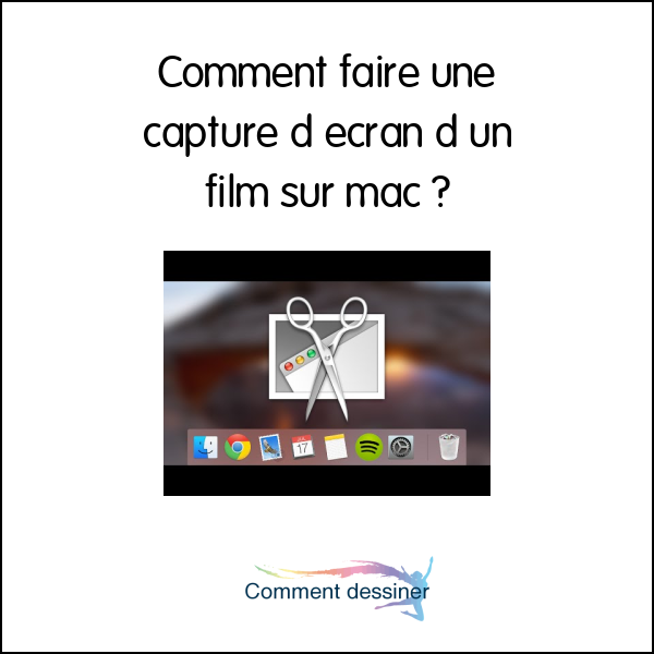 Comment faire une capture d écran d un film sur mac